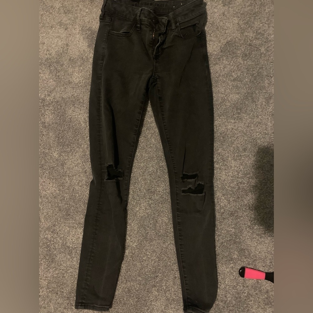 Black American Eagle Jeans